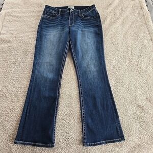 BKE Denim Gabby Bootcut Jeans Style# ABK466 Sz 31 X 31.5 Festival Rodeo